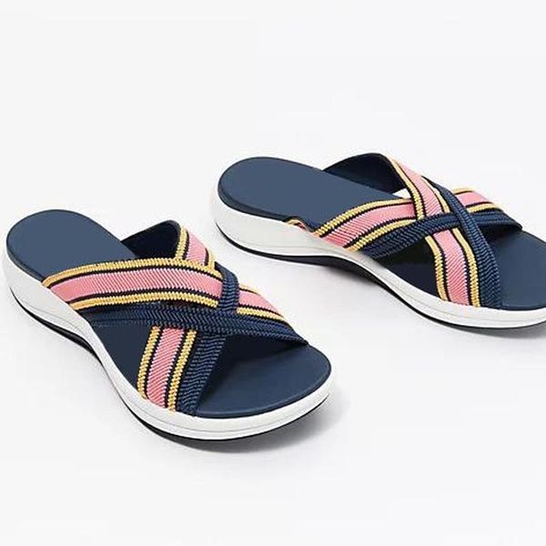 slippers 2021 women's flip flops summer women outdoor beach mesh open toe mixed color platform wedges lady slipper large size, Black
slippers 2021 women's flip flops summer women outdoor beach mesh open toe mixed color platform wedges lady slipper large size, Black
