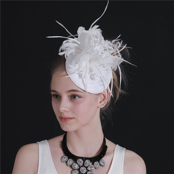 hair accessories elegant white millinery headbands lady imitation linen fascinator base feather flower adorn hat ostrich quill
hair accessories elegant white millinery headbands lady imitation linen fascinator base feather flower adorn hat ostrich quill