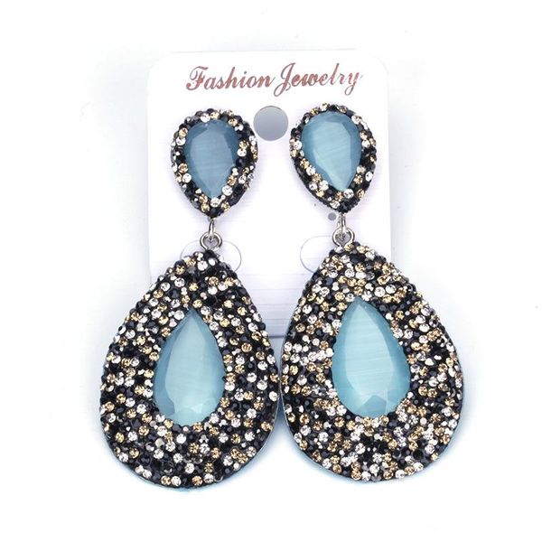 dangle & chandelier charming vintage blue sky water drop opal stone pendant charm pave rhinestone beads studs big earrings for women, Silver
dangle & chandelier charming vintage blue sky water drop opal stone pendant charm pave rhinestone beads studs big earrings for women, Silver