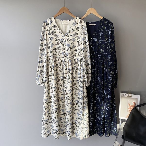 2021 new mooirue spring korean style women flower printed v neck french gentle wind long sleeve white blue es qrll, Black;gray
2021 new mooirue spring korean style women flower printed v neck french gentle wind long sleeve white blue es qrll, Black;gray