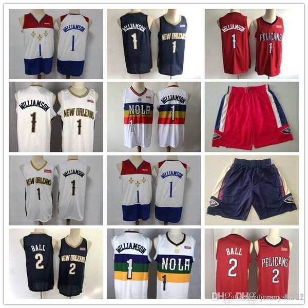 mens new orleans pelicans throwback jersey zion 1 williamson lonzo 2 ball basketball shorts basketball jerseys purple white, Black;red
mens new orleans pelicans throwback jersey zion 1 williamson lonzo 2 ball basketball shorts basketball jerseys purple white, Black;red
