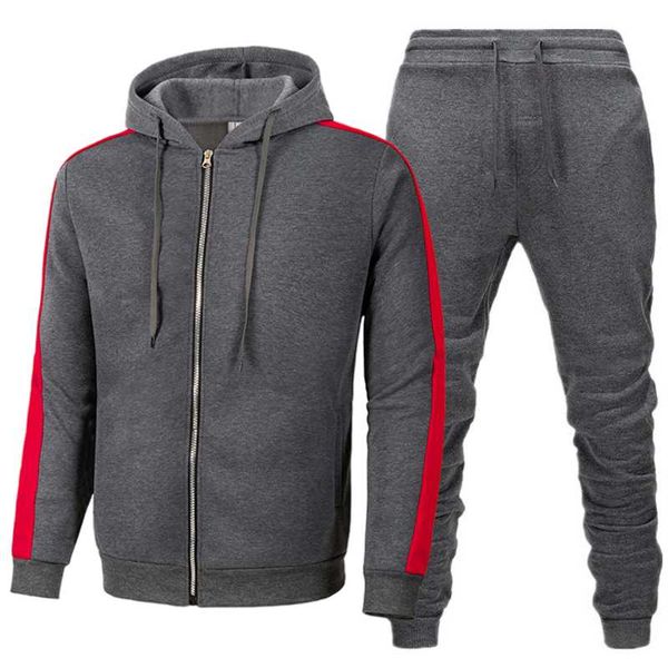men's tracksuits winter tracksuit 2 pieces set hoodies+pants sport suits for men sweatshirt zipper hoodies clothing sets sportswear, Gray
men's tracksuits winter tracksuit 2 pieces set hoodies+pants sport suits for men sweatshirt zipper hoodies clothing sets sportswear, Gray