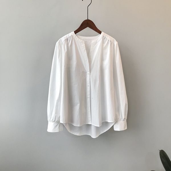 2021 new women autumn cotton long sleeve v-neck pure color womens and blouses white shirt blusas roupa feminina egyr, Black
2021 new women autumn cotton long sleeve v-neck pure color womens and blouses white shirt blusas roupa feminina egyr, Black
