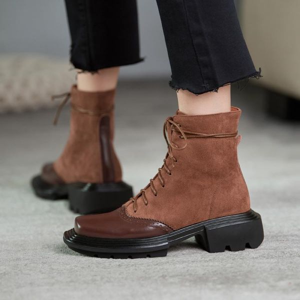 boots women's spring 2021 leather shoes suede womens short british retro trend nude, Black
boots women's spring 2021 leather shoes suede womens short british retro trend nude, Black