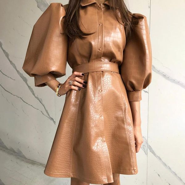 fashion spring three quarter lantern sleeve dresses women elegant buttons collected waisted dress women mini dresses ladies, Black;gray
fashion spring three quarter lantern sleeve dresses women elegant buttons collected waisted dress women mini dresses ladies, Black;gray