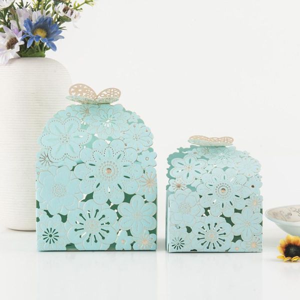 gift wrap 40pcs paper dragees candy box hollow butterfly european style deco mariage wedding favors cardboard chocolate