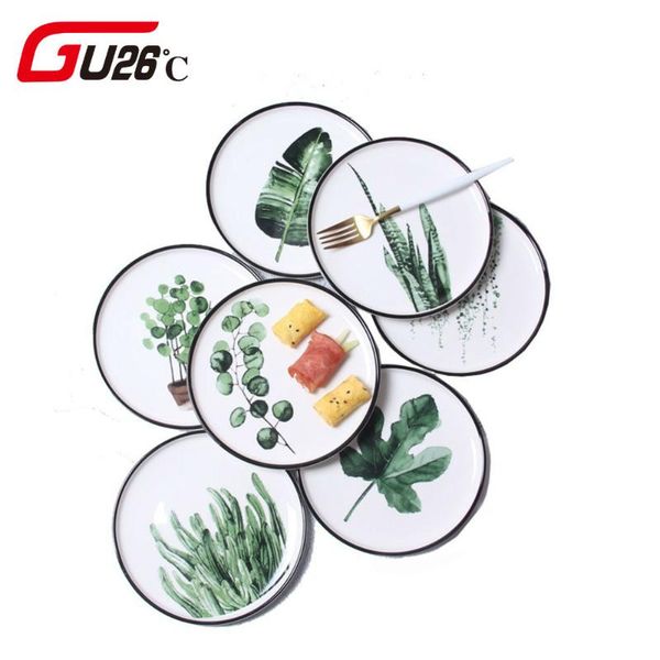 dishes & plates 1pc 8 inch green plants design porcelain dinner plate tableware set ceramic dessert dinnerware cake gift
dishes & plates 1pc 8 inch green plants design porcelain dinner plate tableware set ceramic dessert dinnerware cake gift