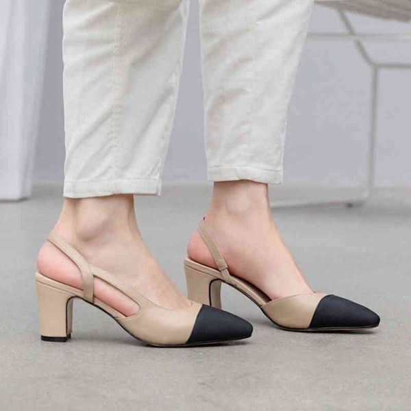 dress shoes meotina women slingbacks high heels natural genuine leather thick heel cow mixed colors pumps ladies 43 qu4t, Black 
dress shoes meotina women slingbacks high heels natural genuine leather thick heel cow mixed colors pumps ladies 43 qu4t, Black