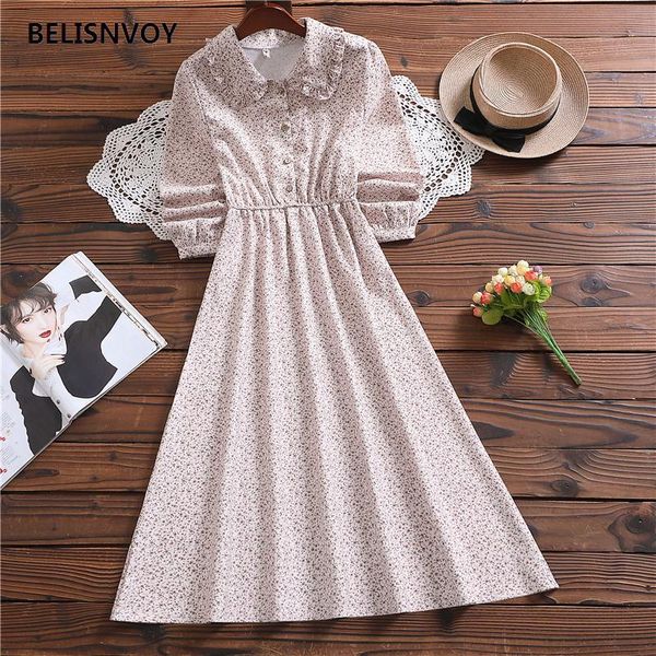 casual dresses 2021 mori girl women a-line midi ruffled collar floral printed feminine dress long sleeve elegant corduroy, Black;gray
casual dresses 2021 mori girl women a-line midi ruffled collar floral printed feminine dress long sleeve elegant corduroy, Black;gray