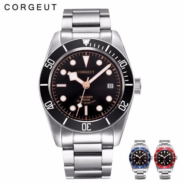 wristwatches 41mm black dial calendar luminous sapphire crystal japan miyota 8215 automatic mens watch, Slivery;brown
wristwatches 41mm black dial calendar luminous sapphire crystal japan miyota 8215 automatic mens watch, Slivery;brown