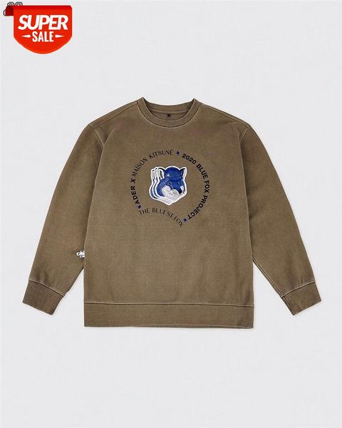 Autumn Winter Men Women High-Quality Ader Error Maison Kitsune Sweatshirts Fox Badge Embroidery Adererror Red Brown Pullover #CP68, Black
Autumn Winter Men Women High-Quality Ader Error Maison Kitsune Sweatshirts Fox Badge Embroidery Adererror Red Brown Pullover #CP68, Black