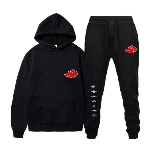 men's hoodies & sweatshirts 2 pieces set akatsuki cloud symbols print hoodies+pants tracksuit men women sweatshirt streetwear pullover, Black
men's hoodies & sweatshirts 2 pieces set akatsuki cloud symbols print hoodies+pants tracksuit men women sweatshirt streetwear pullover, Black