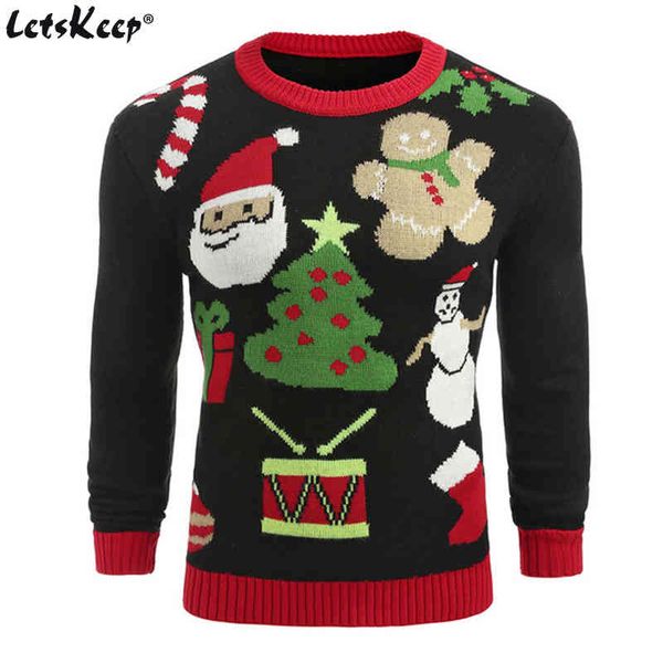 letskeep ugly christmas men knitted patterns deer pullover s winter warm round neck sweater jumper us size, ma550, Black
letskeep ugly christmas men knitted patterns deer pullover s winter warm round neck sweater jumper us size, ma550, Black
