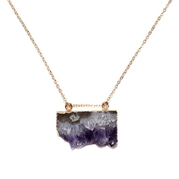 pendant necklaces fyjs unique light yellow gold color irregular shape amethysts crystal cluster link chain necklace fashion jewelry, Silver
pendant necklaces fyjs unique light yellow gold color irregular shape amethysts crystal cluster link chain necklace fashion jewelry, Silver