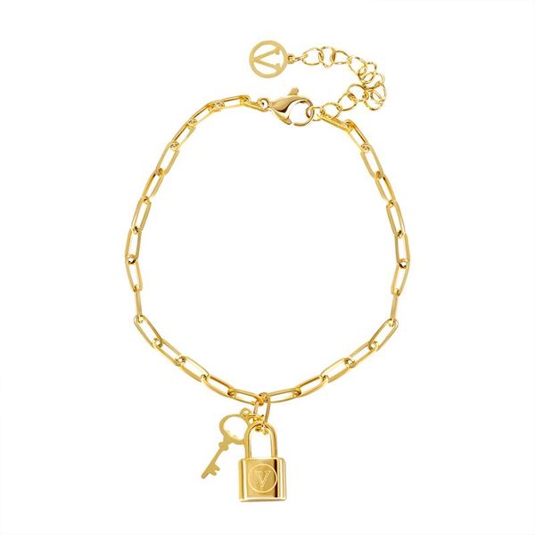 charm bracelets stainless steel key lock for women geometric round v letter charms chain bangles jewelry z266, Golden;silver
charm bracelets stainless steel key lock for women geometric round v letter charms chain bangles jewelry z266, Golden;silver