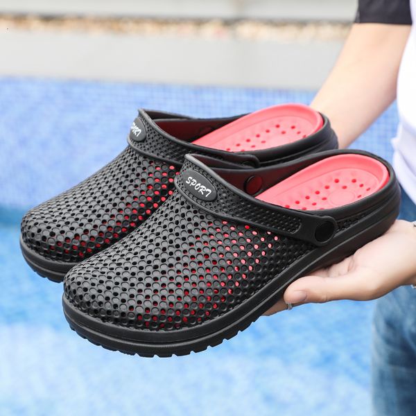 summer slippers fashion men outdoor black soft bodem beach sandals men's flats water shoes big mate 46
summer slippers fashion men outdoor black soft bodem beach sandals men's flats water shoes big mate 46