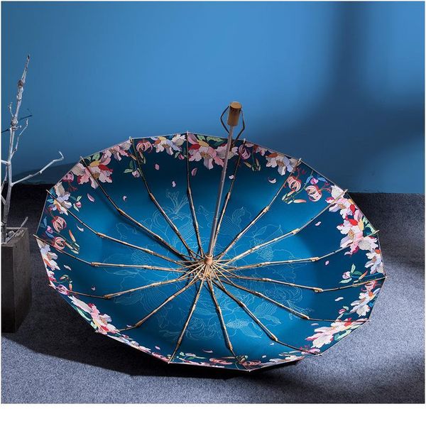 16 ribs large sun umbrella rain women windproof wooden handle reverse umbrellas 3 folding anti-uv parasol girl flower jllgwp
16 ribs large sun umbrella rain women windproof wooden handle reverse umbrellas 3 folding anti-uv parasol girl flower jllgwp