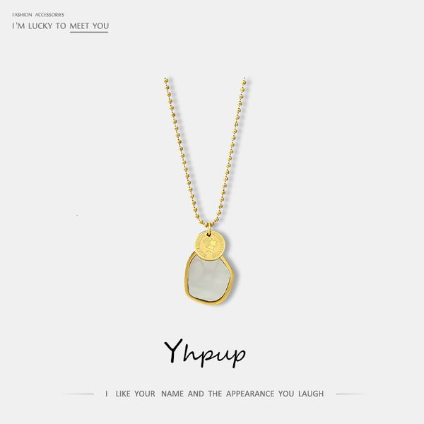 necklaces pendants yhpup portrait double layer stainless steel natural shell pendant necklace statement for women office jewelry high qualit, Silver
necklaces pendants yhpup portrait double layer stainless steel natural shell pendant necklace statement for women office jewelry high qualit, Silver