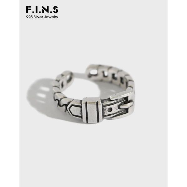 cluster rings f.i.n.s s925 sterling silver ring vintage old belt buckle chain female finger open adjustable 925 fine jewelry, Golden;silver
cluster rings f.i.n.s s925 sterling silver ring vintage old belt buckle chain female finger open adjustable 925 fine jewelry, Golden;silver