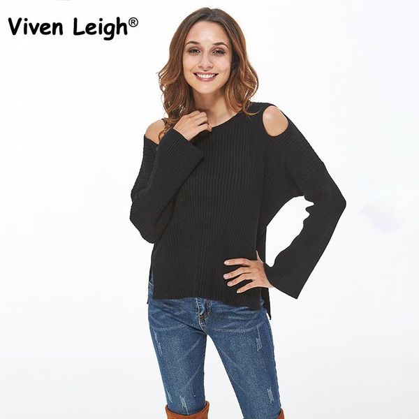 women's sweaters chic cold shoulder long sleeve women sweater pullovers 2021 autumn fashion knitted rib short front back knitwear jumpe, White;black
women's sweaters chic cold shoulder long sleeve women sweater pullovers 2021 autumn fashion knitted rib short front back knitwear jumpe, White;black