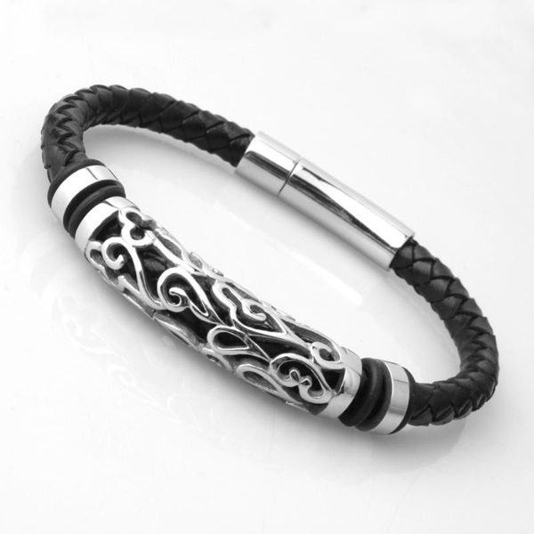 charm bracelets arrived genuine leather men's stainless steel lock classic strand wrap sporty, Golden;silver
charm bracelets arrived genuine leather men's stainless steel lock classic strand wrap sporty, Golden;silver