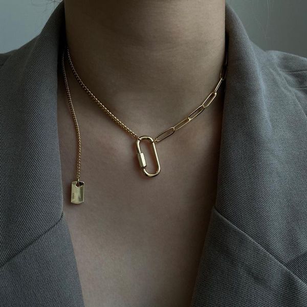 pendant necklaces geometric tassel necklace hip hop fashion personality clavicle chain simple temperament girl heart female, Silver
pendant necklaces geometric tassel necklace hip hop fashion personality clavicle chain simple temperament girl heart female, Silver