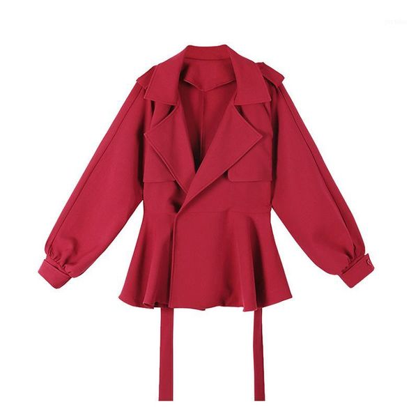 liva girl red short trench coat autumn pure color waist belt coat woman lady short windbreaker1, Tan;black
liva girl red short trench coat autumn pure color waist belt coat woman lady short windbreaker1, Tan;black