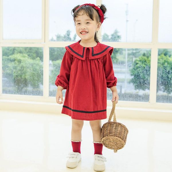 girl's dresses fashion korea japan style boutique children girl fall cute dress, Red;yellow
girl's dresses fashion korea japan style boutique children girl fall cute dress, Red;yellow