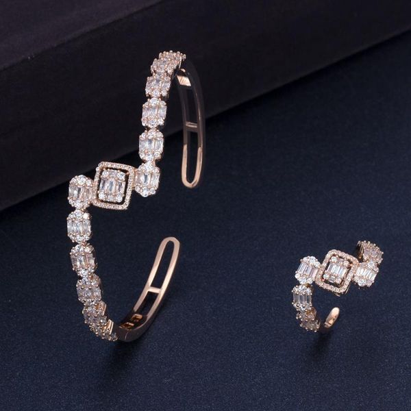 earrings & necklace bridetalk design women adjustable bangle ring sets baguette square zircon for wedding engagement 2pcs jewelry set, Silver
earrings & necklace bridetalk design women adjustable bangle ring sets baguette square zircon for wedding engagement 2pcs jewelry set, Silver