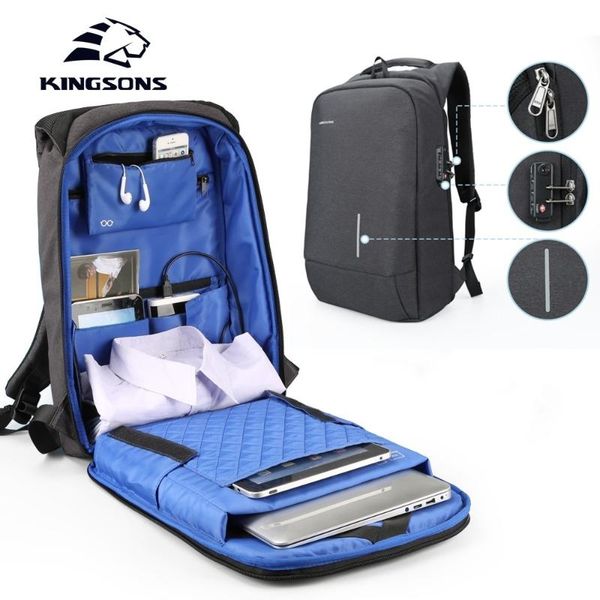 backpack kingsons men women lapbag anti-theft school travel bags external usb charging backpacks back pack
backpack kingsons men women lapbag anti-theft school travel bags external usb charging backpacks back pack