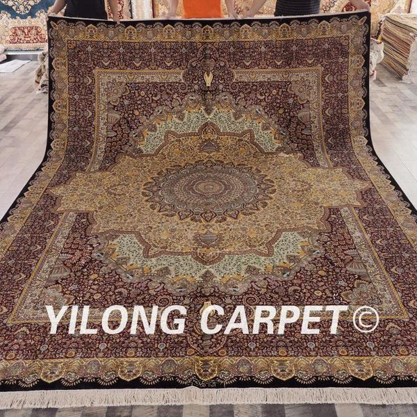 carpets yilong 9'x12' handmade turkish persian rug antique traditional hereke silk (lh142a9x12)
carpets yilong 9'x12' handmade turkish persian rug antique traditional hereke silk (lh142a9x12)