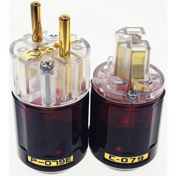smart power plugs oyaide c-079 p-079e schuko europe eu plug 24k gold plated iec audio connector female-male transparent hifi
smart power plugs oyaide c-079 p-079e schuko europe eu plug 24k gold plated iec audio connector female-male transparent hifi
