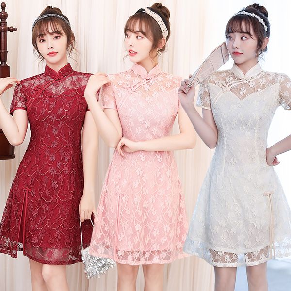 summer flower embroidery chiffon split aodai qipao traditional chinese women short sleeve dress daily student cheongsam, Red
summer flower embroidery chiffon split aodai qipao traditional chinese women short sleeve dress daily student cheongsam, Red