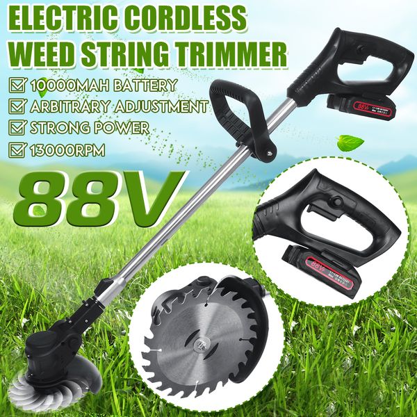 88v 13000rpm electric lawn mower cordless grass hedge trimmer adjustable handheld mowing machine garden power tool eu plug
88v 13000rpm electric lawn mower cordless grass hedge trimmer adjustable handheld mowing machine garden power tool eu plug