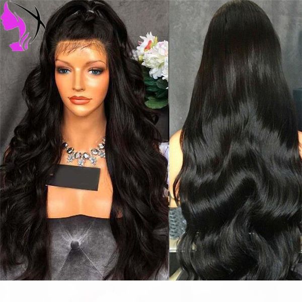180% density 10-30inch natural body wave synthetic lace front wig glueless heat resistant for black women
180% density 10-30inch natural body wave synthetic lace front wig glueless heat resistant for black women