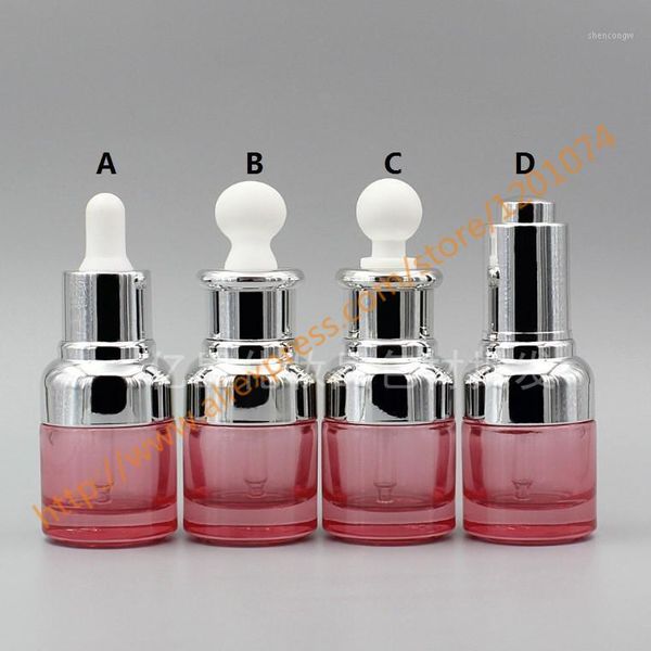 20ml light pink glass essential oil bottle with shiny silver dropper lid/press cover.oil vial.cosmetic container
20ml light pink glass essential oil bottle with shiny silver dropper lid/press cover.oil vial.cosmetic container