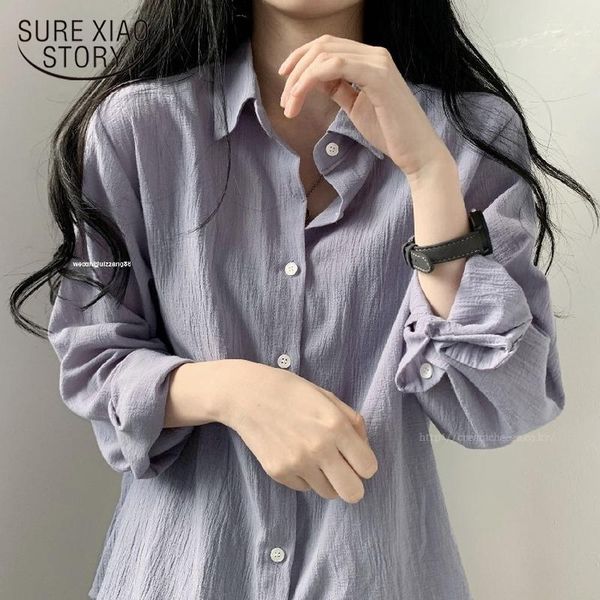 women's blouses & shirts korean loose solid color turn-down collar long sleeve blouse women chic chiffon shirt female white chemisier
women's blouses & shirts korean loose solid color turn-down collar long sleeve blouse women chic chiffon shirt female white chemisier