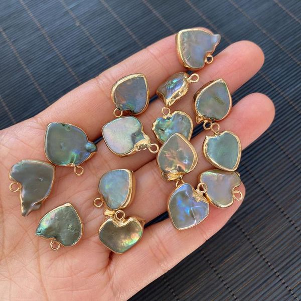 charms 1pcs wholesale multicolor irregular shape pendant freshwater pearls for jewelry making diy handmade accessories bead decoration, Bronze;silver 
charms 1pcs wholesale multicolor irregular shape pendant freshwater pearls for jewelry making diy handmade accessories bead decoration, Bronze;silver