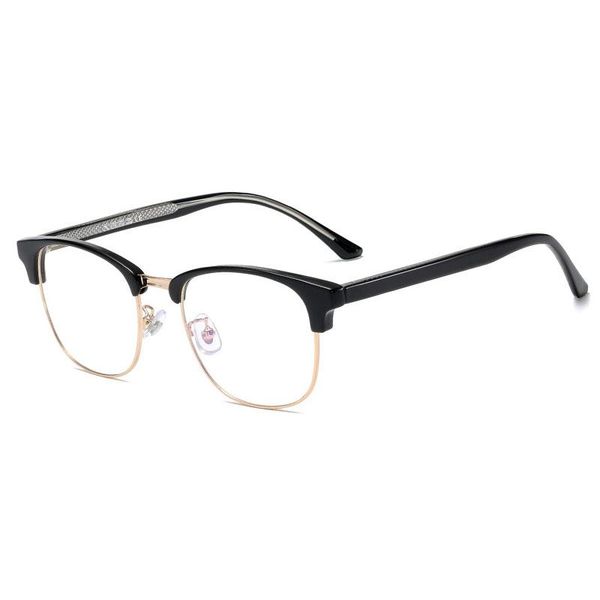 fashion sunglasses frames full rim metal and acetate frame glasses for man woman arrival square shape browline retro style optical, Black
fashion sunglasses frames full rim metal and acetate frame glasses for man woman arrival square shape browline retro style optical, Black
