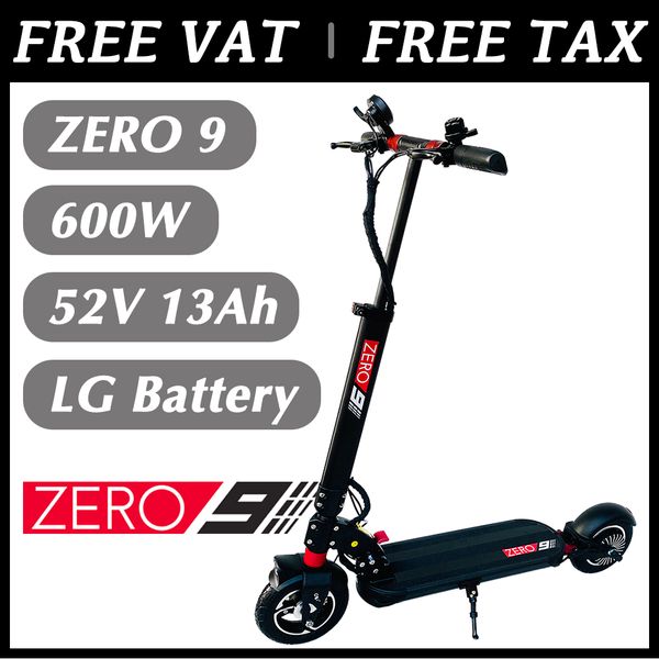 vat exemption zero 9 electric scooter single motor 52v 13ah lg rear 600w two wheel kickscooter original 
vat exemption zero 9 electric scooter single motor 52v 13ah lg rear 600w two wheel kickscooter original