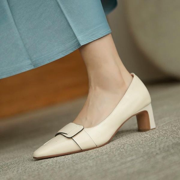 comfortable soft genuine leather high heels thick heel spring street fashion women heels walking basic shoes high heel shoes, Black
comfortable soft genuine leather high heels thick heel spring street fashion women heels walking basic shoes high heel shoes, Black