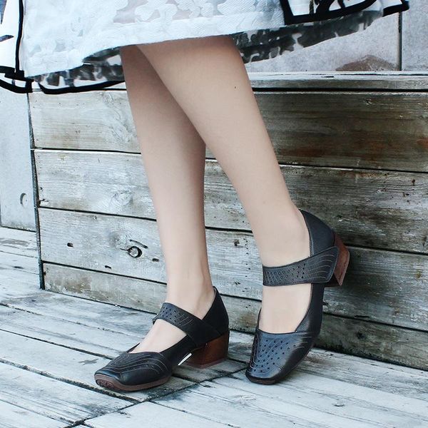 dress shoes johnature 2021 spring pumps women genuine leather retro platform heels hook & loop sewing casual handmade ladies, Black
dress shoes johnature 2021 spring pumps women genuine leather retro platform heels hook & loop sewing casual handmade ladies, Black