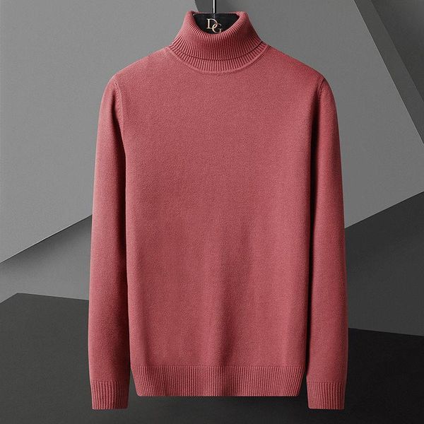 men's sweaters men fall sweater brand fashion for winter double high neck solid slim fit trend with bottom, White;black
men's sweaters men fall sweater brand fashion for winter double high neck solid slim fit trend with bottom, White;black