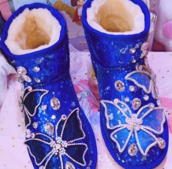 boots autumn and winter style kailin sheepskin leather short tube flower diamond warm snow women's cotton shoes, Black
boots autumn and winter style kailin sheepskin leather short tube flower diamond warm snow women's cotton shoes, Black