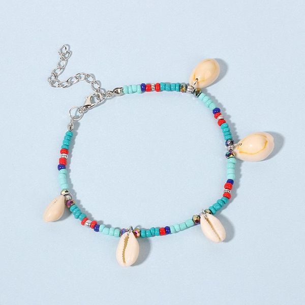 charm bracelets fashion boho style colorful blue beads cowrie shell bracelet for women bohemian beach jewelry r09, Golden;silver
charm bracelets fashion boho style colorful blue beads cowrie shell bracelet for women bohemian beach jewelry r09, Golden;silver