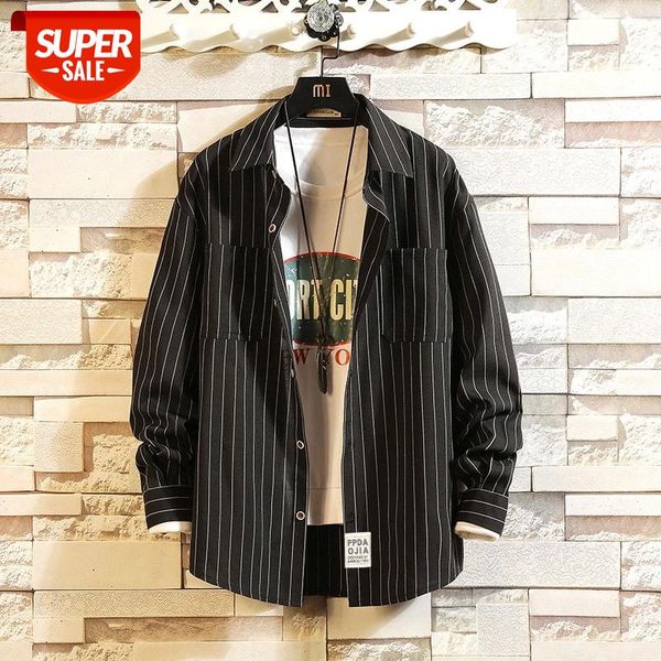 casual brand striped men's black shirts long sleeves 2020 new spring autumn plus overasian size -5xl #pp9d, White;black
casual brand striped men's black shirts long sleeves 2020 new spring autumn plus overasian size -5xl #pp9d, White;black