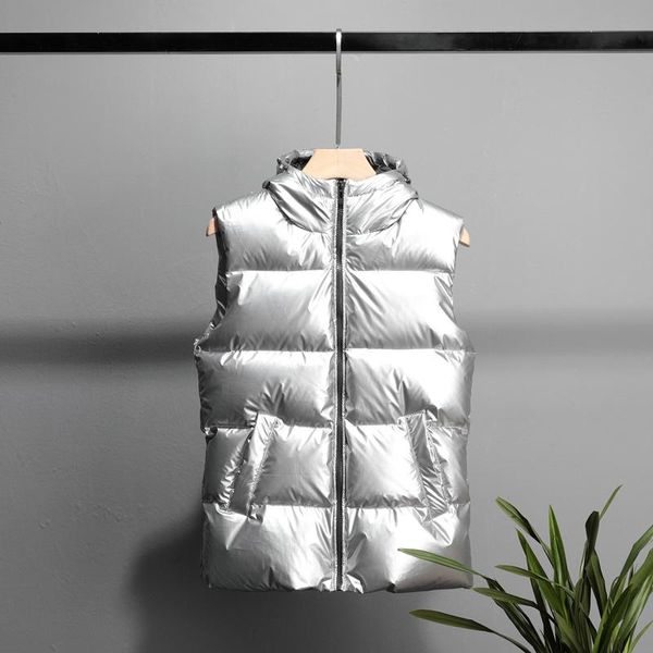 2021glossy cotton vest fashion casual men's vest mens jacket winter hooded waistcoat men's sleeveless jacket plus size warm, Black;white
2021glossy cotton vest fashion casual men's vest mens jacket winter hooded waistcoat men's sleeveless jacket plus size warm, Black;white
