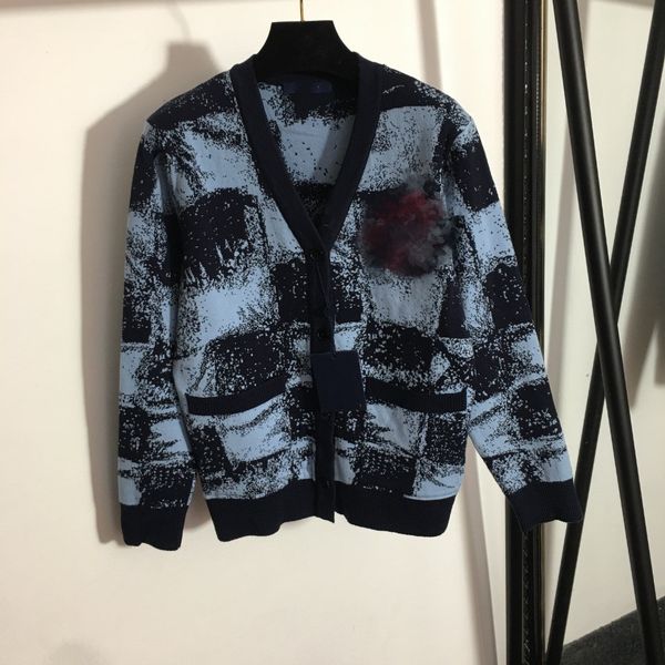 2021 autumn milan runway sweaters v neck long sleeve women's sweater high end jacquard cardigan designer coats 0823-21, White;black
2021 autumn milan runway sweaters v neck long sleeve women's sweater high end jacquard cardigan designer coats 0823-21, White;black