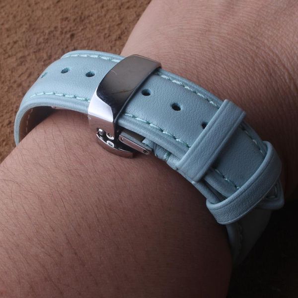 watch bands soft genuine calfskin leather watchband band strap light green for male female 14mm 16mm 18mm 20mm with silver buckle, Black;brown
watch bands soft genuine calfskin leather watchband band strap light green for male female 14mm 16mm 18mm 20mm with silver buckle, Black;brown