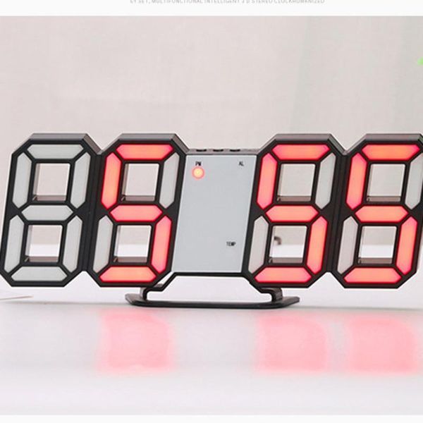 other clocks & accessories digital wall clock 3d led alarm modern design home decor smart calendar temperature electronic table
other clocks & accessories digital wall clock 3d led alarm modern design home decor smart calendar temperature electronic table
